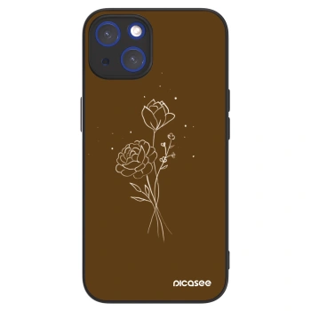 Picasee ULTIMATE CASE Apple iPhone 14 - készülékre - Brown flowers