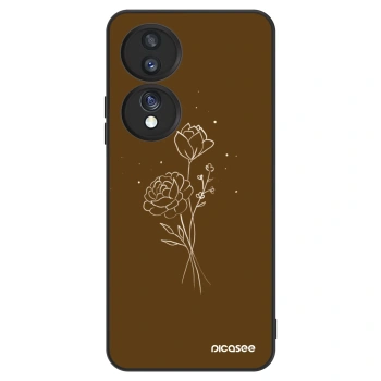 Szilikon tok erre a típusra Honor 70 - Brown flowers
