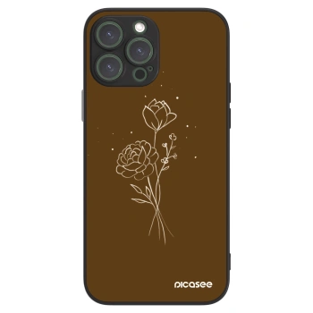 Picasee ULTIMATE CASE MagSafe Apple iPhone 13 Pro Max - készülékre - Brown flowers