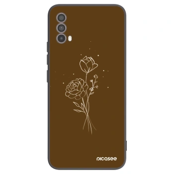 Tok az alábbi mobiltelefonokra Motorola Moto E40 - Brown flowers