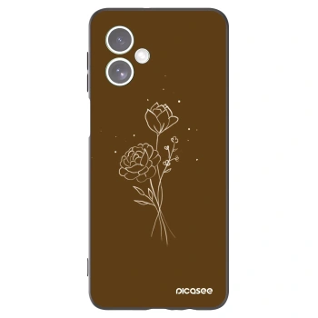 Tok az alábbi mobiltelefonokra Motorola Moto G54 5G - Brown flowers