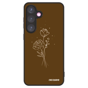 Picasee ULTIMATE CASE Samsung Galaxy S24+ S926B 5G - készülékre - Brown flowers