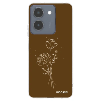 Tok az alábbi mobiltelefonokra Vivo Y36 4G - Brown flowers