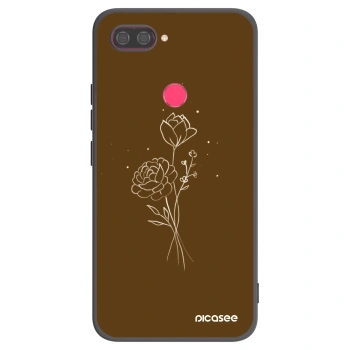 Tok az alábbi mobiltelefonokra Xiaomi Mi 8 Lite - Brown flowers