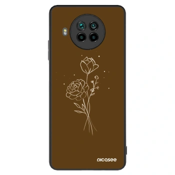 Szilikon tok erre a típusra Xiaomi Mi 10T Lite - Brown flowers