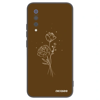 Tok az alábbi mobiltelefonokra Xiaomi Mi 9 - Brown flowers