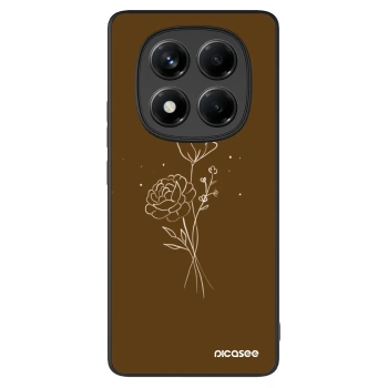 Picasee ULTIMATE CASE Xiaomi Redmi Note 14 Pro+ 5G - készülékre - Brown flowers