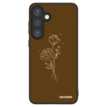 Picasee ULTIMATE CASE Samsung Galaxy S25+ 5G - készülékre - Brown flowers