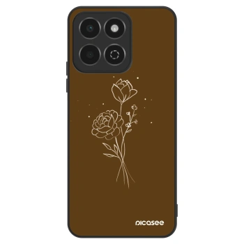 Szilikon tok erre a típusra Honor 200 Smart 5G - Brown flowers