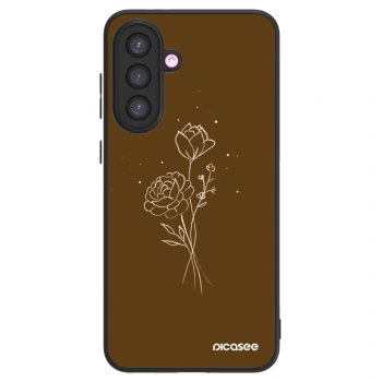 Picasee ULTIMATE CASE Samsung Galaxy A36 5G - készülékre - Brown flowers