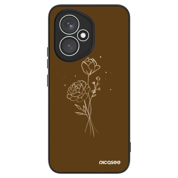 Szilikon tok erre a típusra Honor 400 5G - Brown flowers