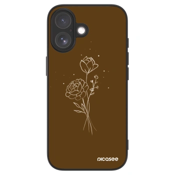 Picasee ULTIMATE CASE Apple iPhone 17 - készülékre - Brown flowers