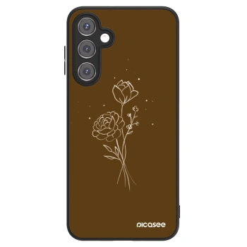 Picasee ULTIMATE CASE Samsung Galaxy A16 4G - készülékre - Brown flowers