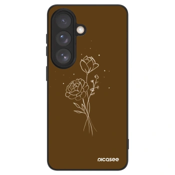 Picasee ULTIMATE CASE Samsung Galaxy S26 - készülékre - Brown flowers