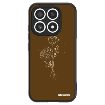 Picasee ULTIMATE CASE Xiaomi 17 - készülékre - Brown flowers