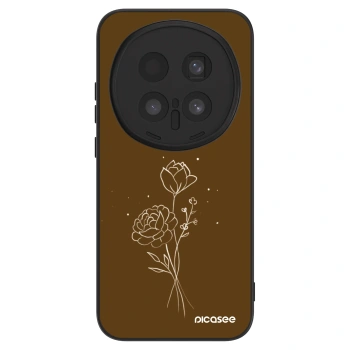 Szilikon tok erre a típusra Honor Magic8 Pro 5G - Brown flowers