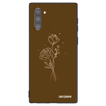 Tok az alábbi mobiltelefonokra Samsung Galaxy Note 10 N970F - Brown flowers