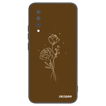 Tok az alábbi mobiltelefonokra Xiaomi Mi 9 Lite - Brown flowers
