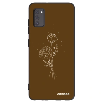 Tok az alábbi mobiltelefonokra Samsung Galaxy A41 A415F - Brown flowers