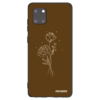 Tok az alábbi mobiltelefonokra Samsung Galaxy Note 10 Lite N770F - Brown flowers