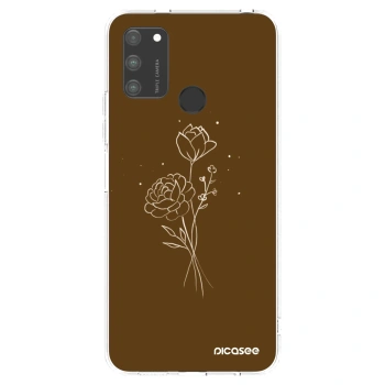 Tok az alábbi mobiltelefonokra Honor 9A - Brown flowers