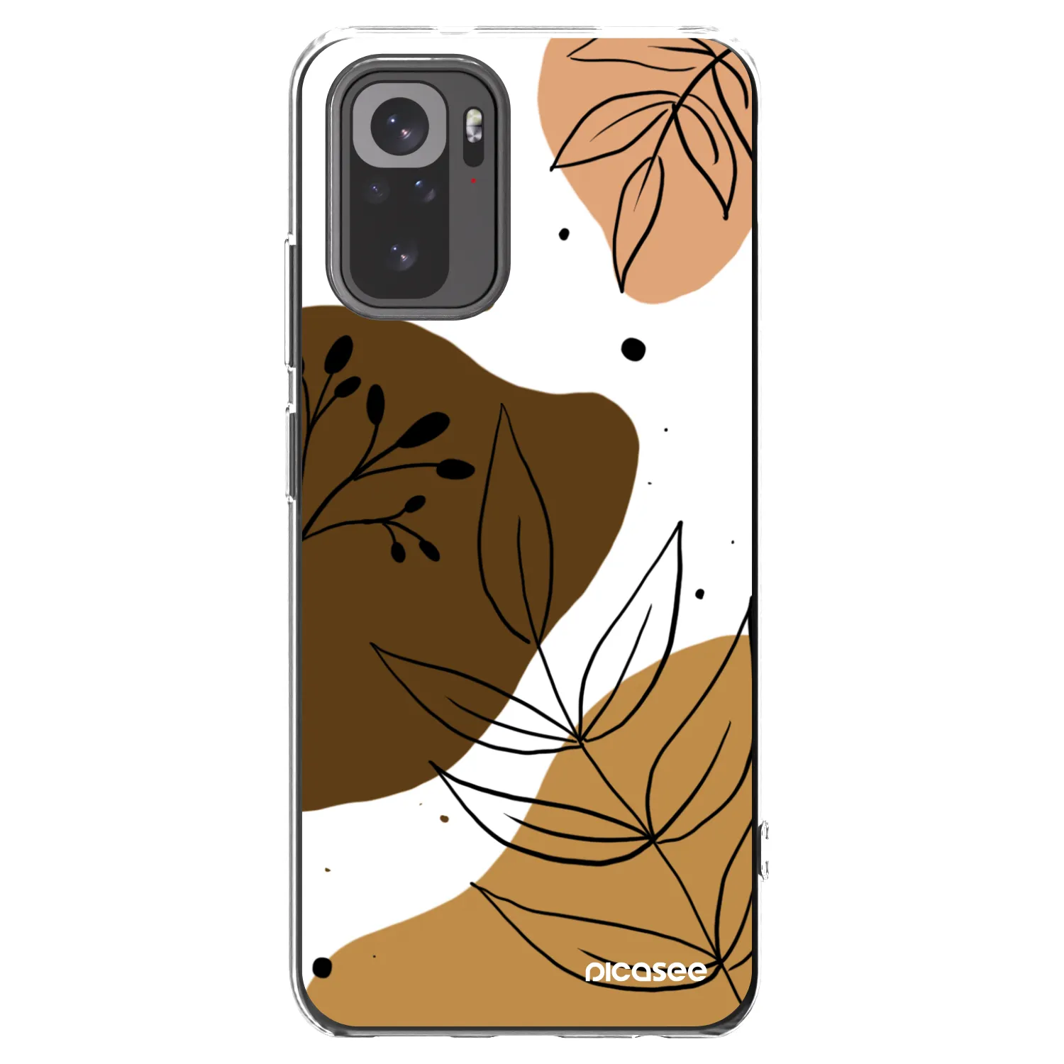 Picasee átlátszó szilikon tok az alábbi mobiltelefonokra Xiaomi Redmi Note 10S - Boho style