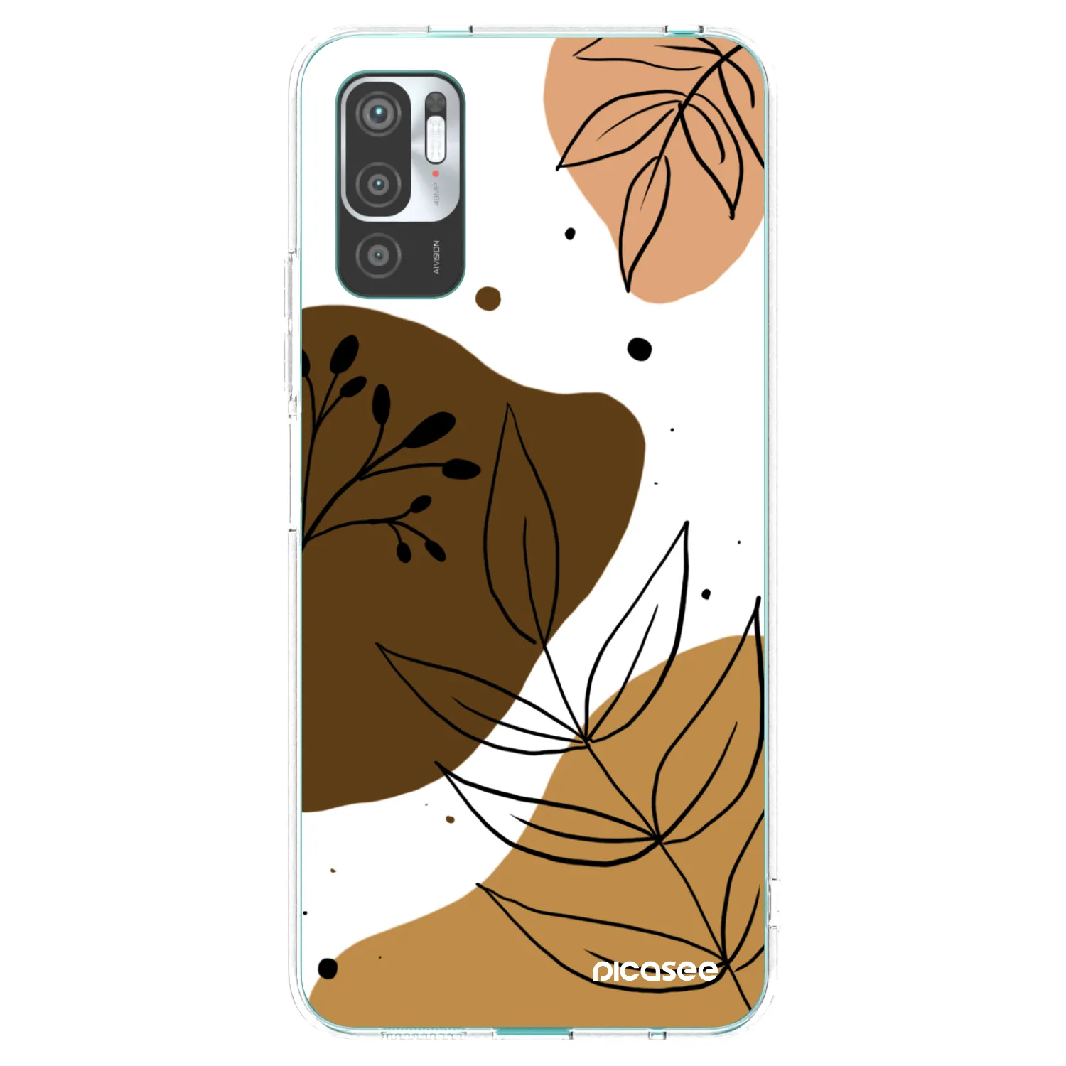 Picasee átlátszó szilikon tok az alábbi mobiltelefonokra Xiaomi Redmi Note 10 5G - Boho style