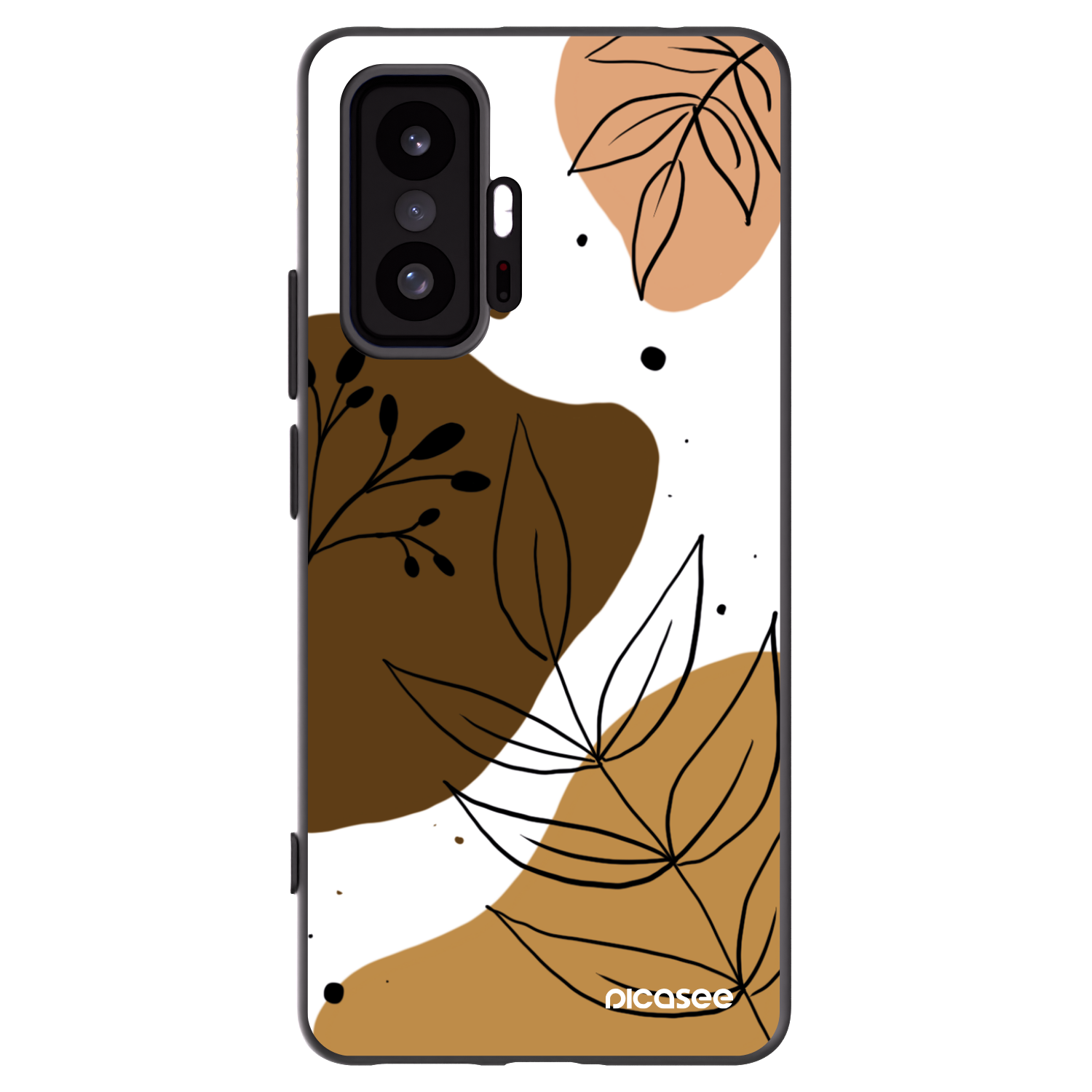 Picasee fekete szilikon tok az alábbi mobiltelefonokra Xiaomi 11T Pro - Boho style