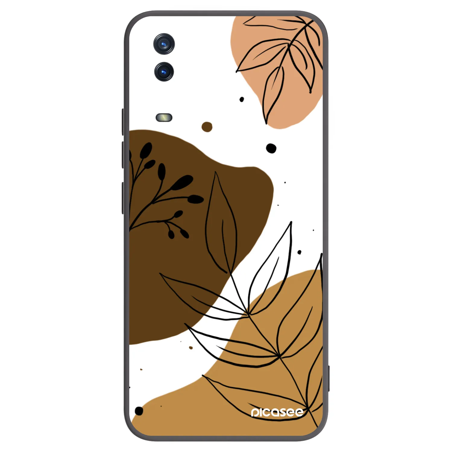 Picasee fekete szilikon tok az alábbi mobiltelefonokra Vivo Y11s - Boho style