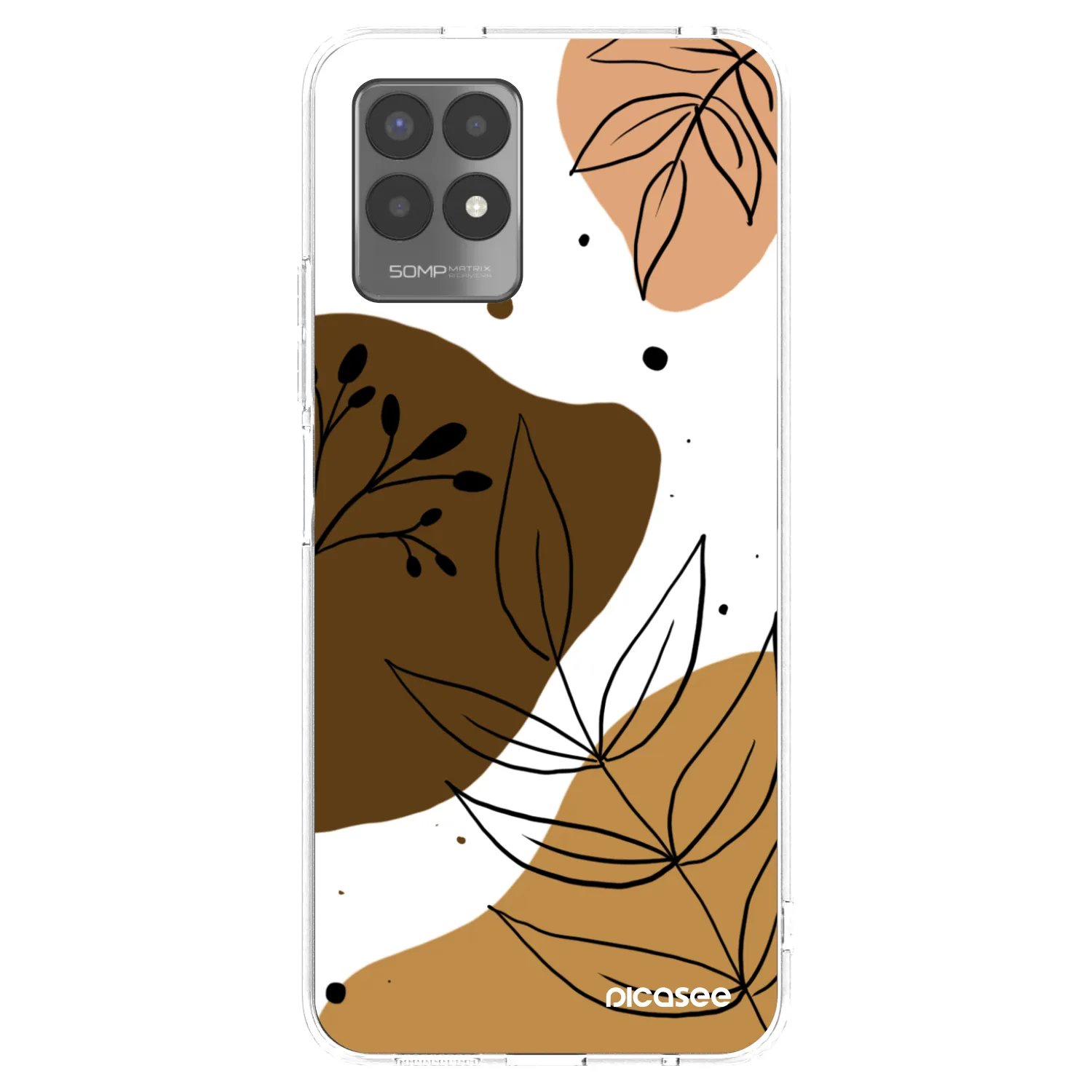 Picasee átlátszó szilikon tok az alábbi mobiltelefonokra Realme 8i - Boho style