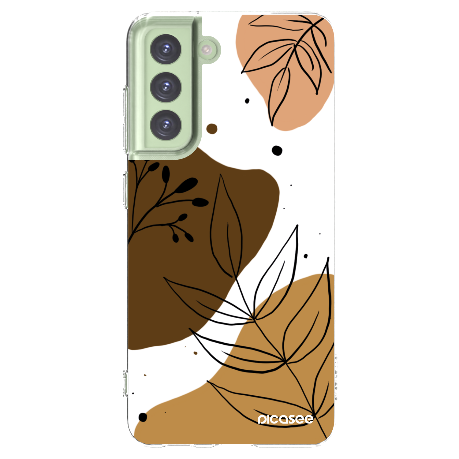 Picasee átlátszó szilikon tok az alábbi mobiltelefonokra Samsung Galaxy S21 FE 5G - Boho style