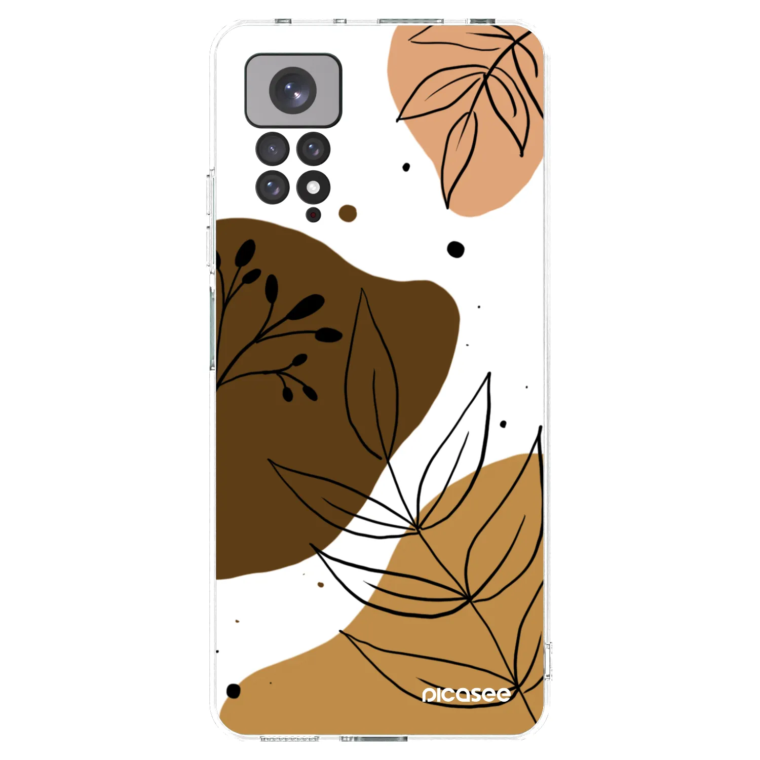 Picasee átlátszó szilikon tok az alábbi mobiltelefonokra Xiaomi Redmi Note 11S 4G - Boho style