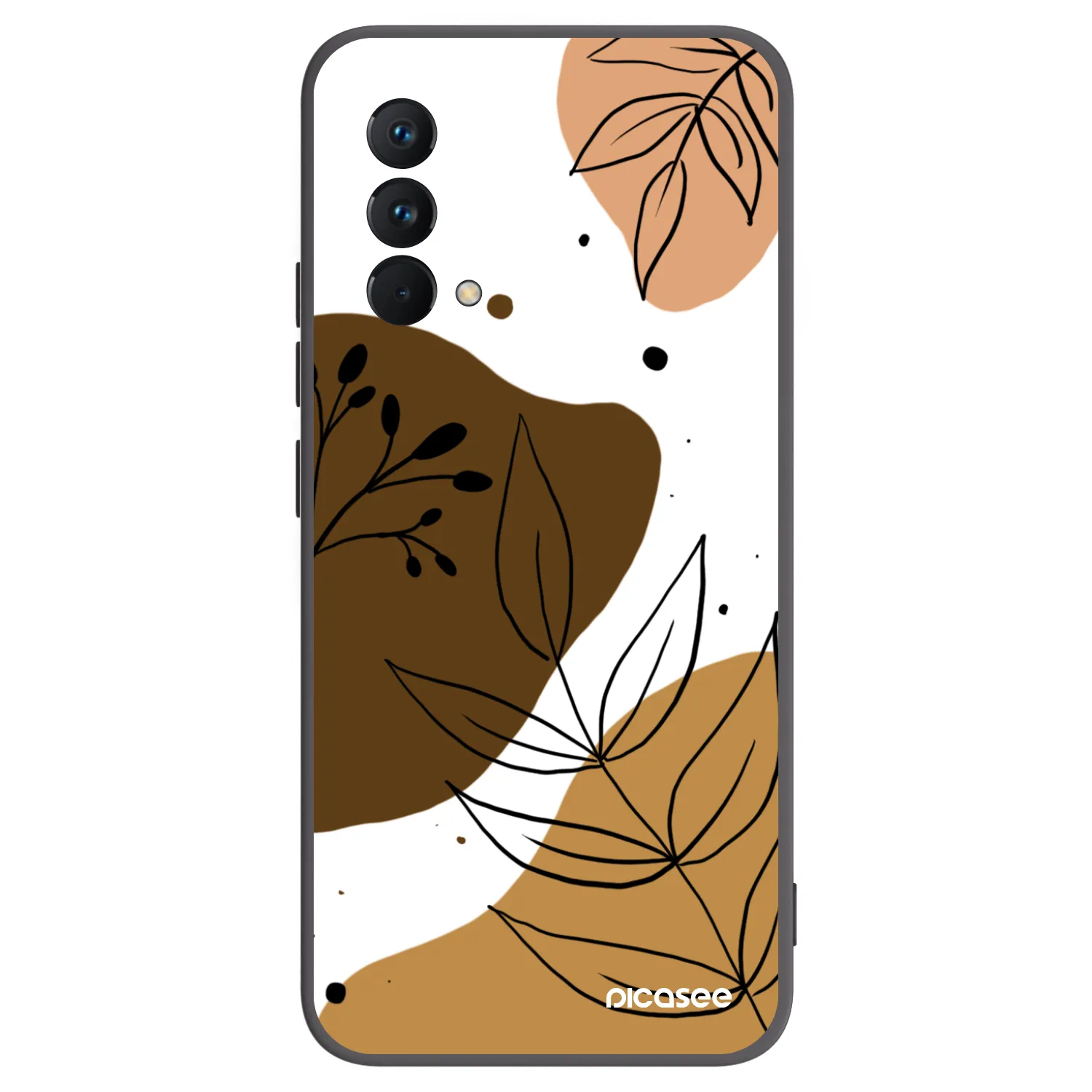 Picasee fekete szilikon tok az alábbi mobiltelefonokra Realme GT Master Edition 5G - Boho style