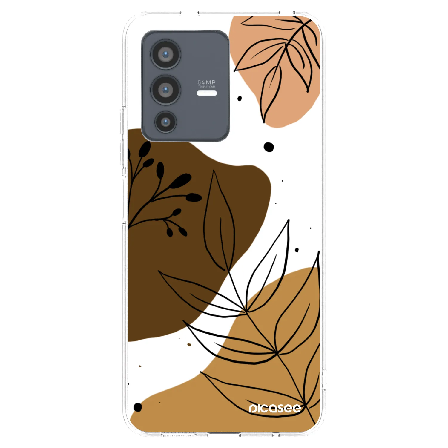 Picasee átlátszó szilikon tok az alábbi mobiltelefonokra Vivo V23 5G - Boho style