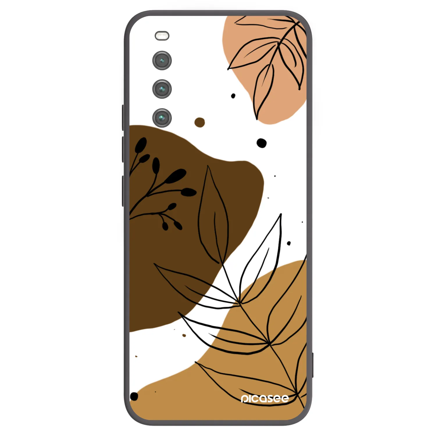 Picasee fekete szilikon tok az alábbi mobiltelefonokra Sony Xperia 10 IV 5G - Boho style
