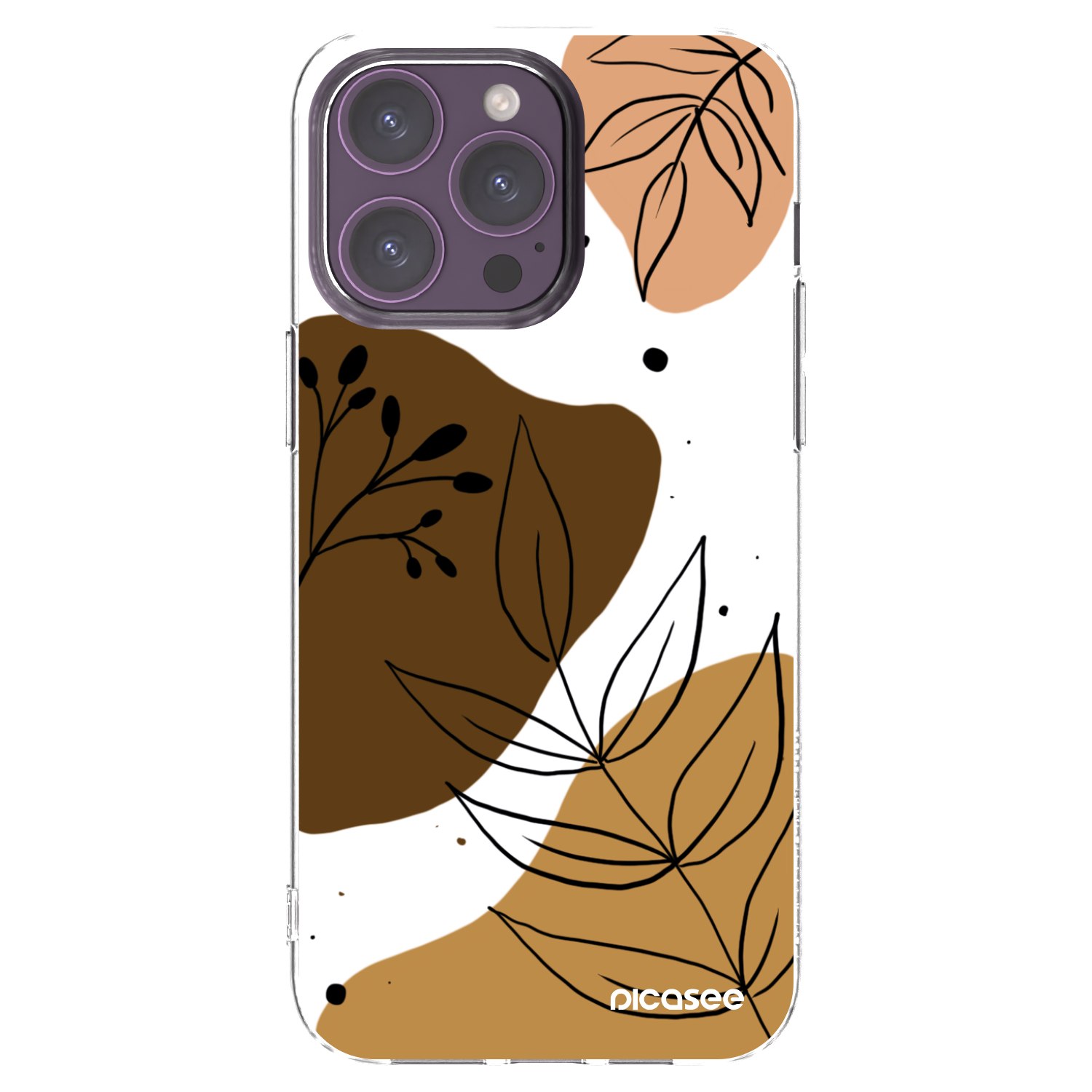 Picasee átlátszó szilikon tok az alábbi mobiltelefonokra Apple iPhone 14 Pro Max - Boho style
