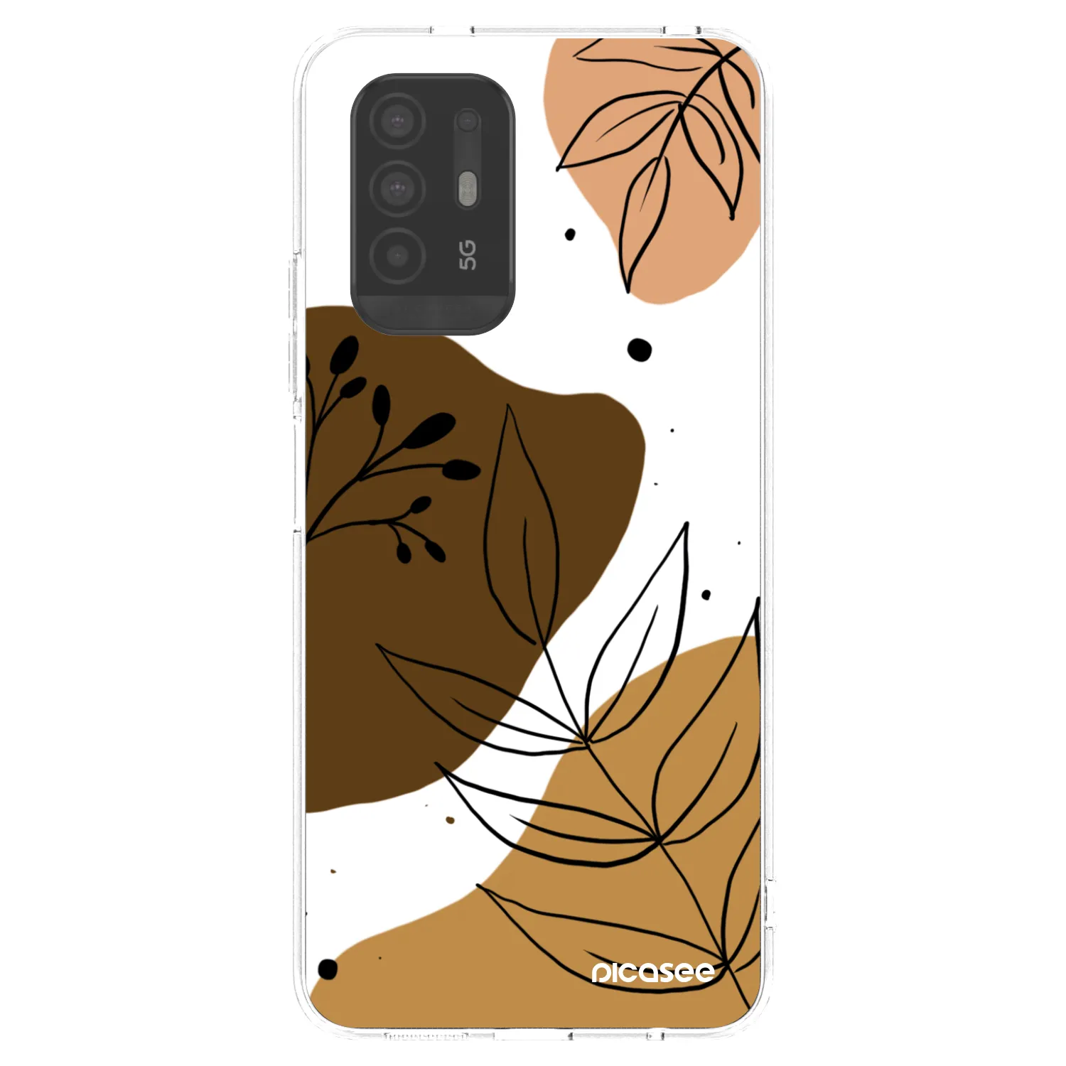Picasee átlátszó szilikon tok az alábbi mobiltelefonokra OPPO A94 5G - Boho style