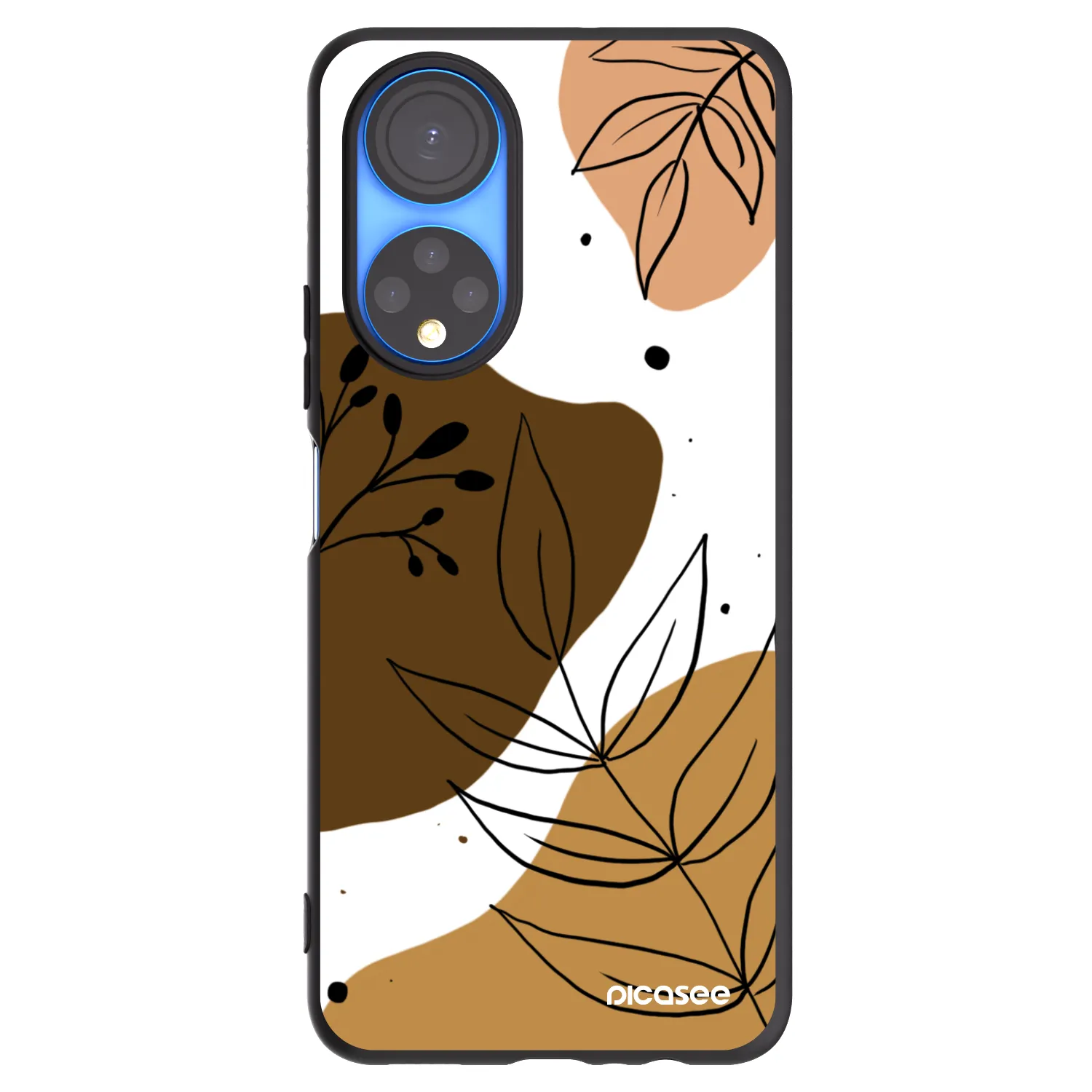 Picasee fekete szilikon tok az alábbi mobiltelefonokra Honor X7 - Boho style