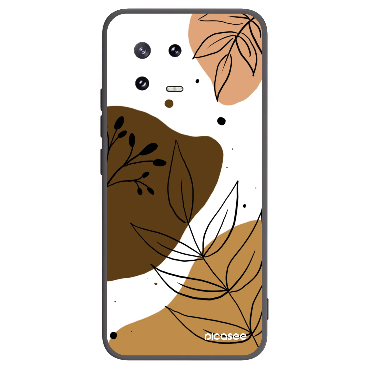 Picasee fekete szilikon tok az alábbi mobiltelefonokra Xiaomi 13 Pro - Boho style