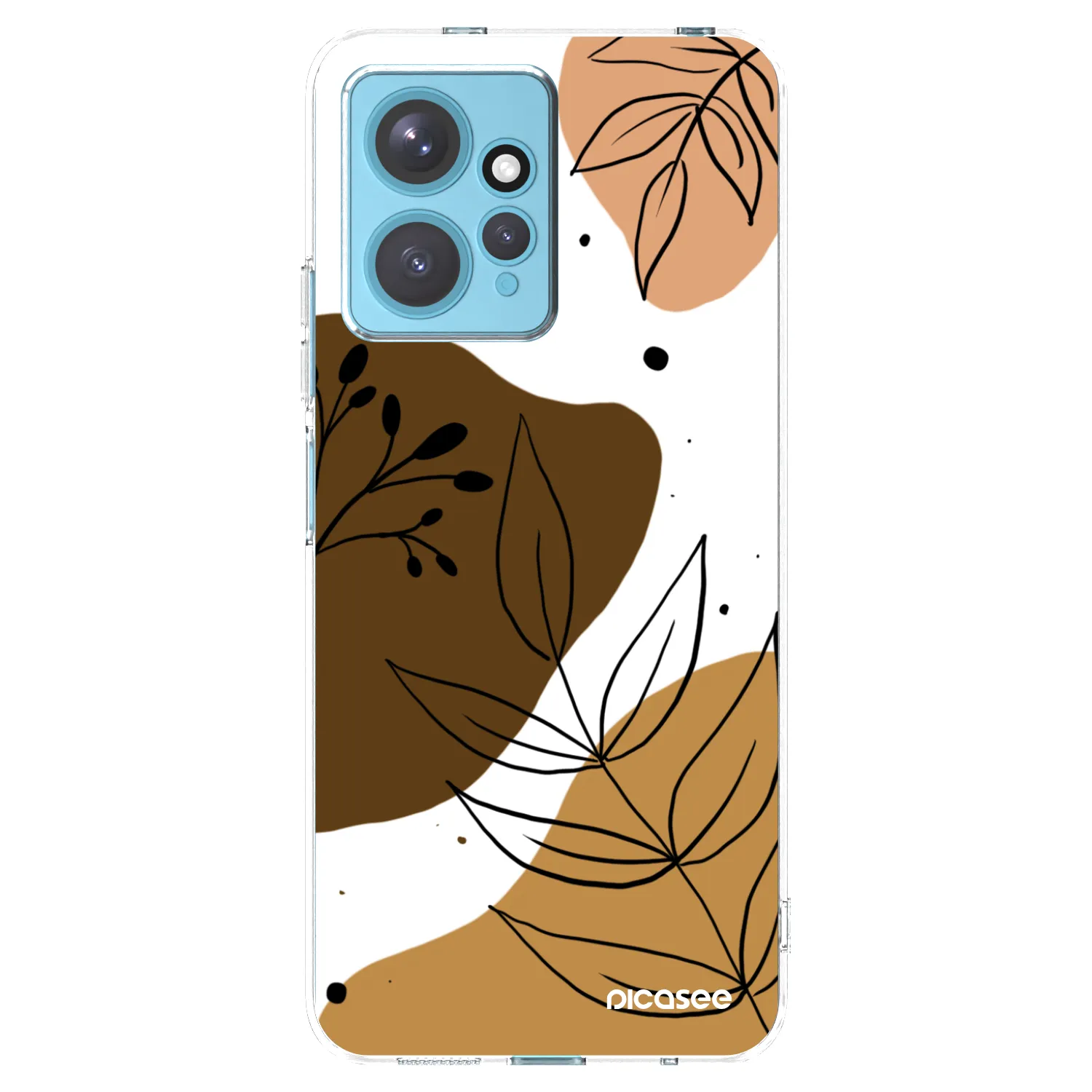 Picasee átlátszó szilikon tok az alábbi mobiltelefonokra Xiaomi Redmi Note 12 4G - Boho style