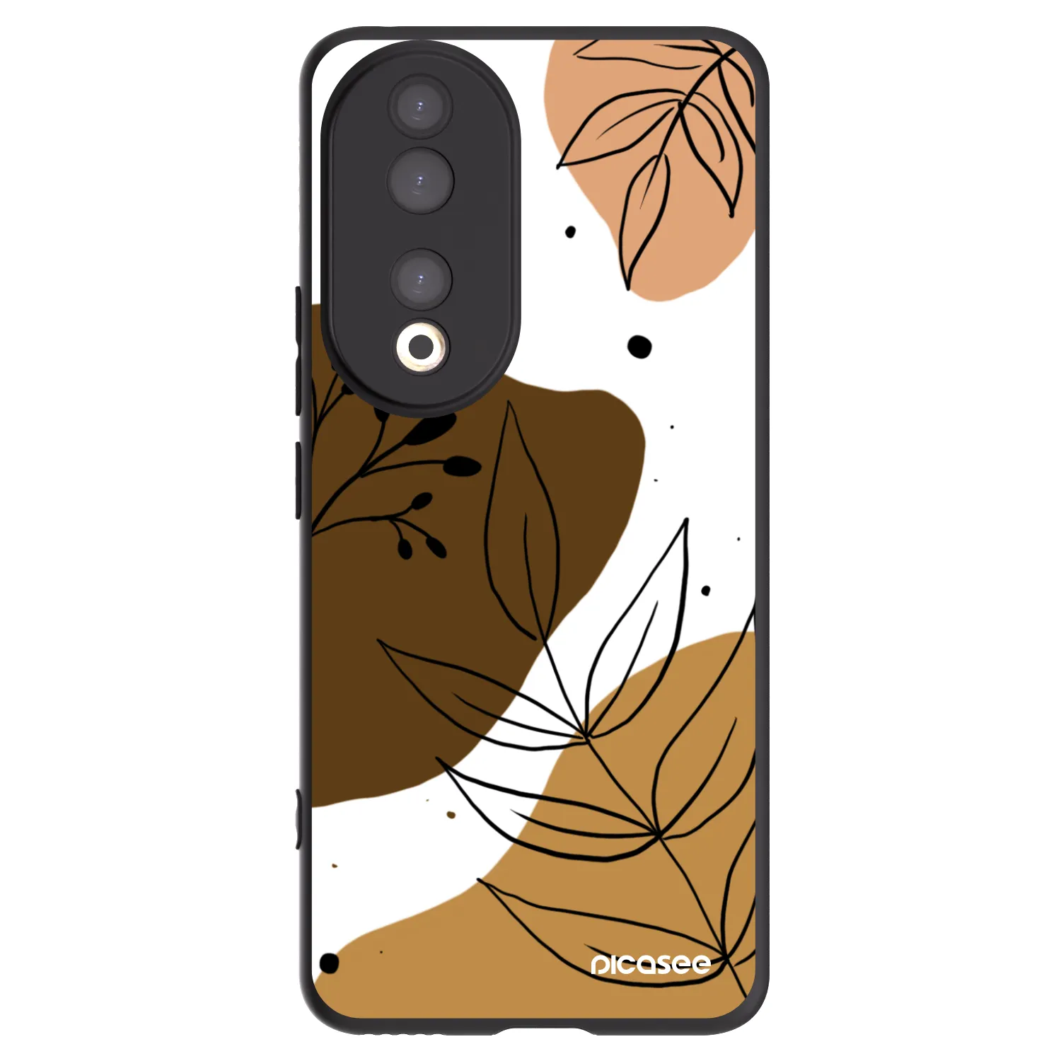 Picasee fekete szilikon tok az alábbi mobiltelefonokra Honor 90 5G - Boho style