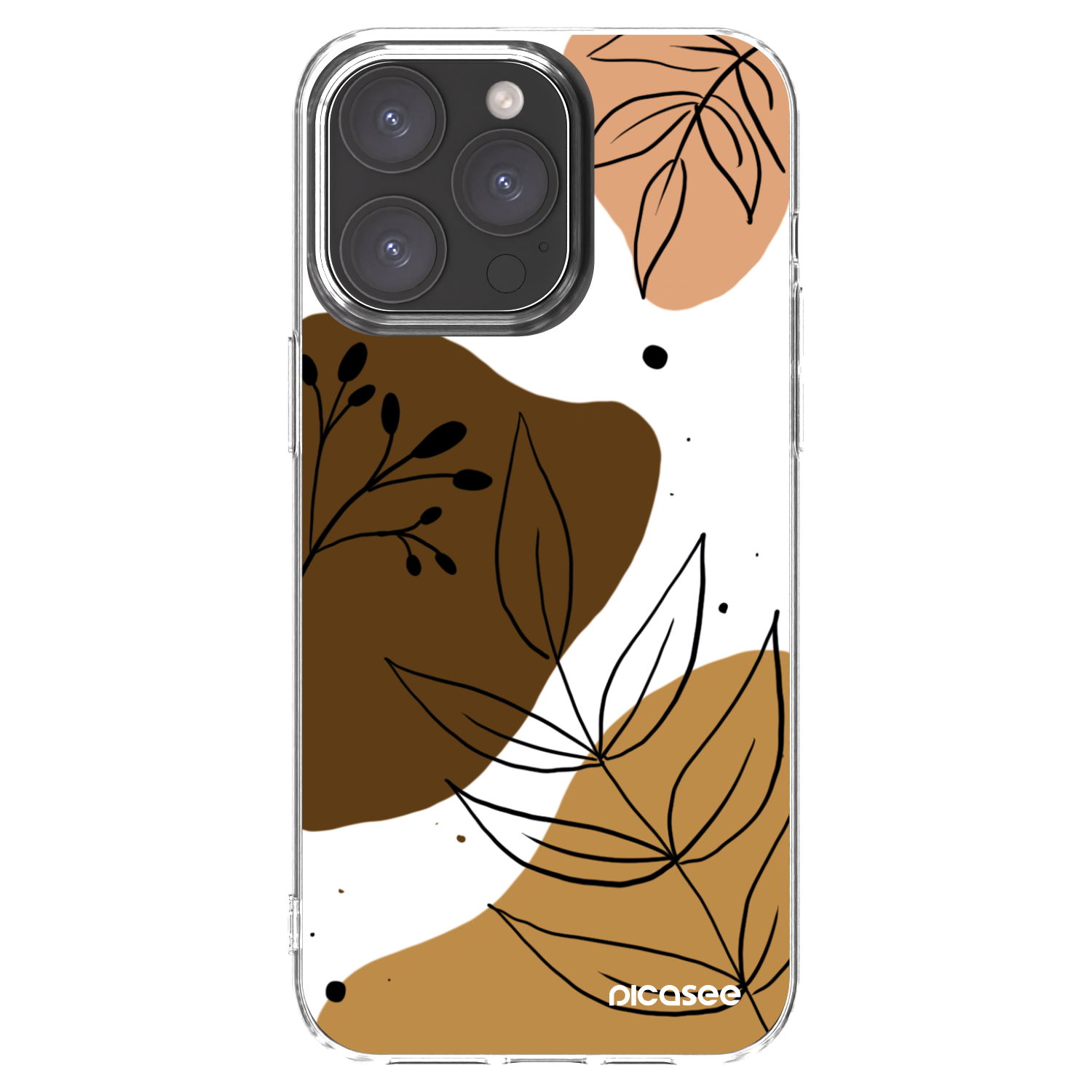 Picasee átlátszó szilikon tok az alábbi mobiltelefonokra Apple iPhone 15 Pro Max - Boho style