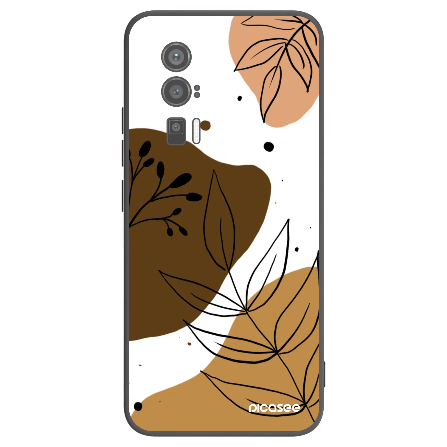 Picasee fekete szilikon tok az alábbi mobiltelefonokra Xiaomi Poco F5 Pro 5G - Boho style
