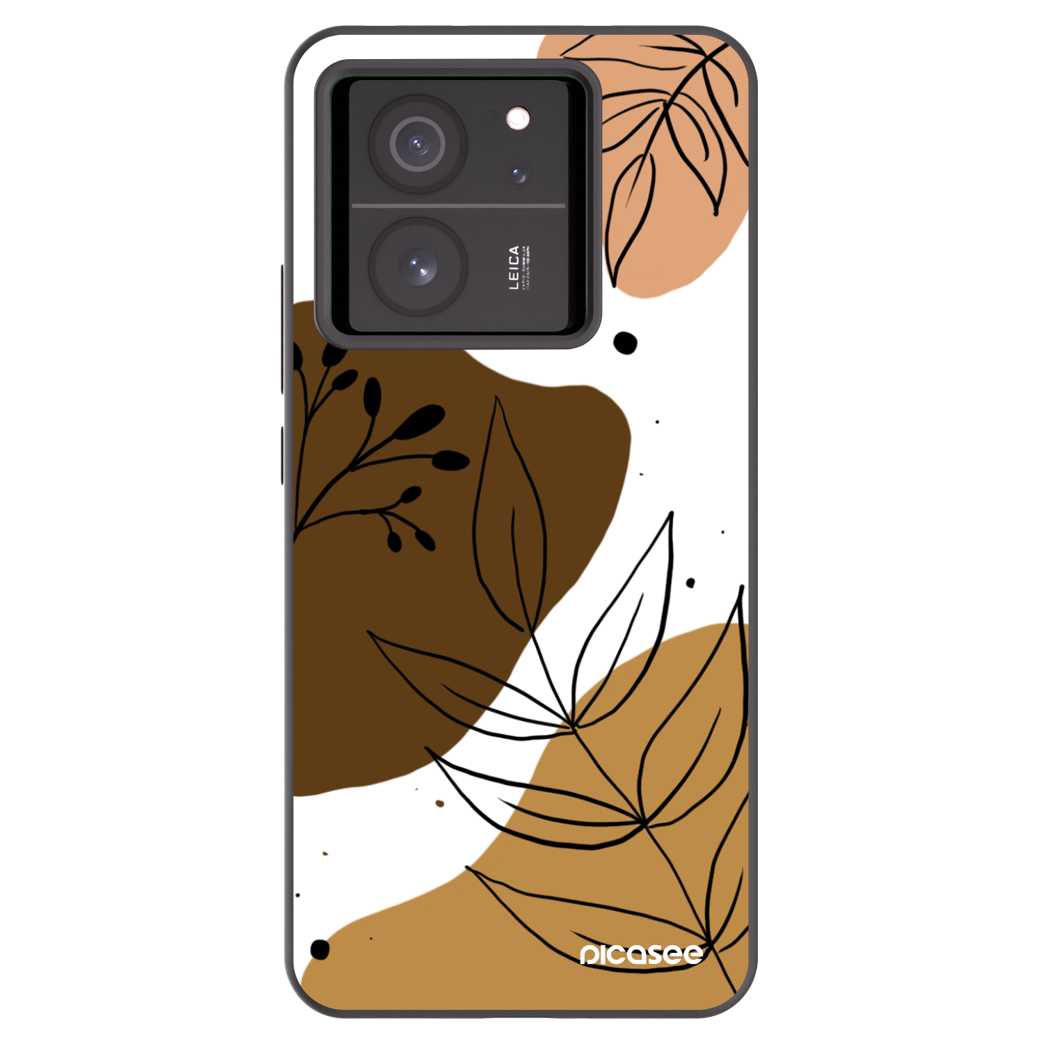 Picasee fekete szilikon tok az alábbi mobiltelefonokra Xiaomi 13T Pro - Boho style