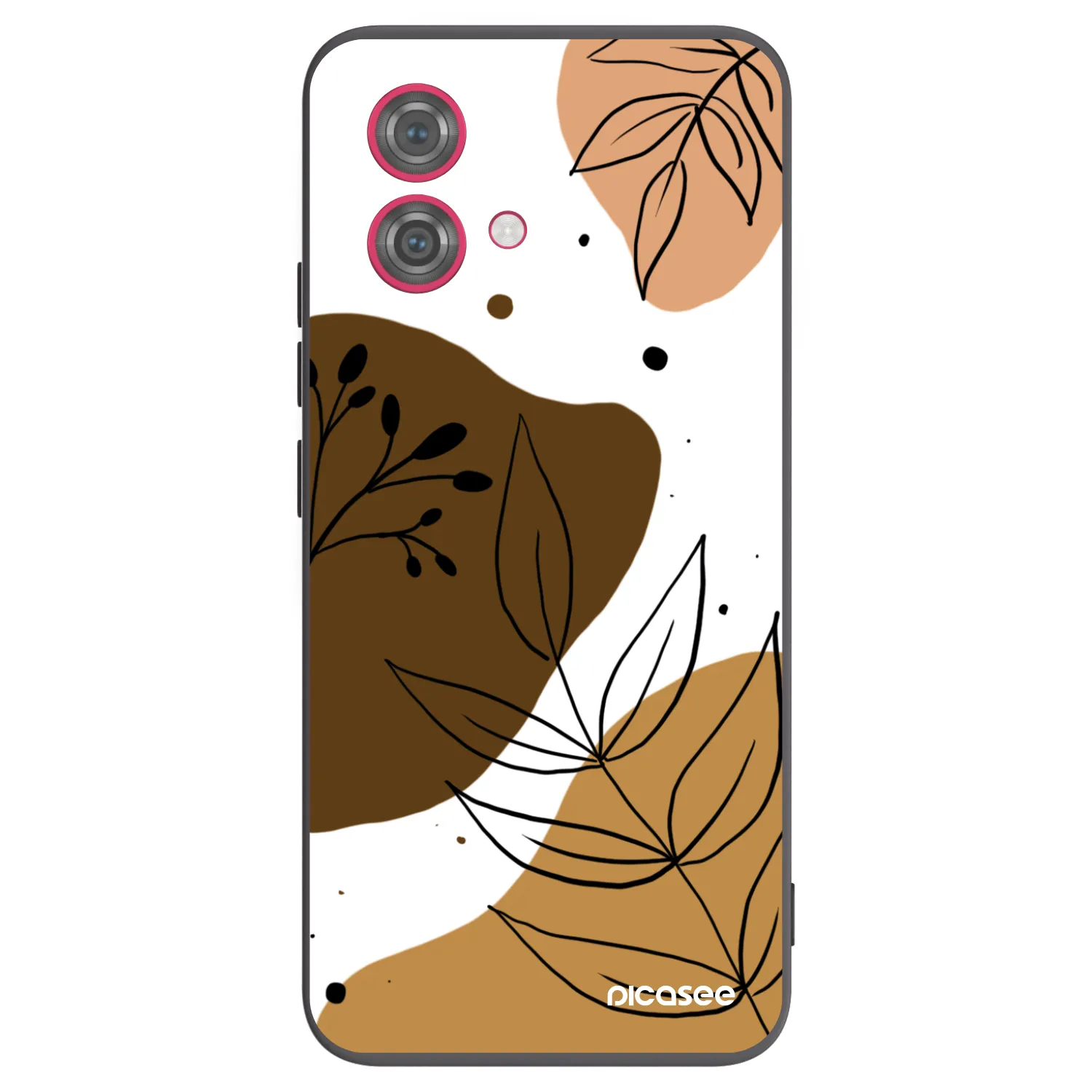Picasee fekete szilikon tok az alábbi mobiltelefonokra Motorola Moto G84 5G - Boho style