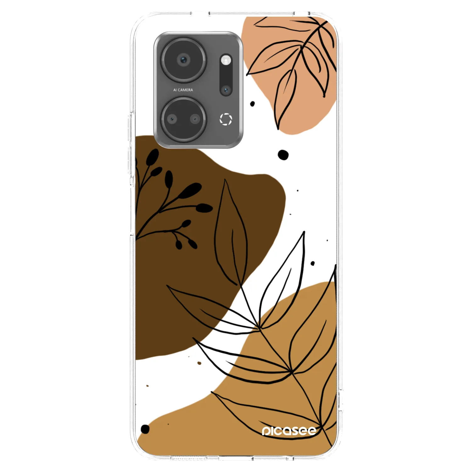Picasee átlátszó szilikon tok az alábbi mobiltelefonokra Honor X7a - Boho style