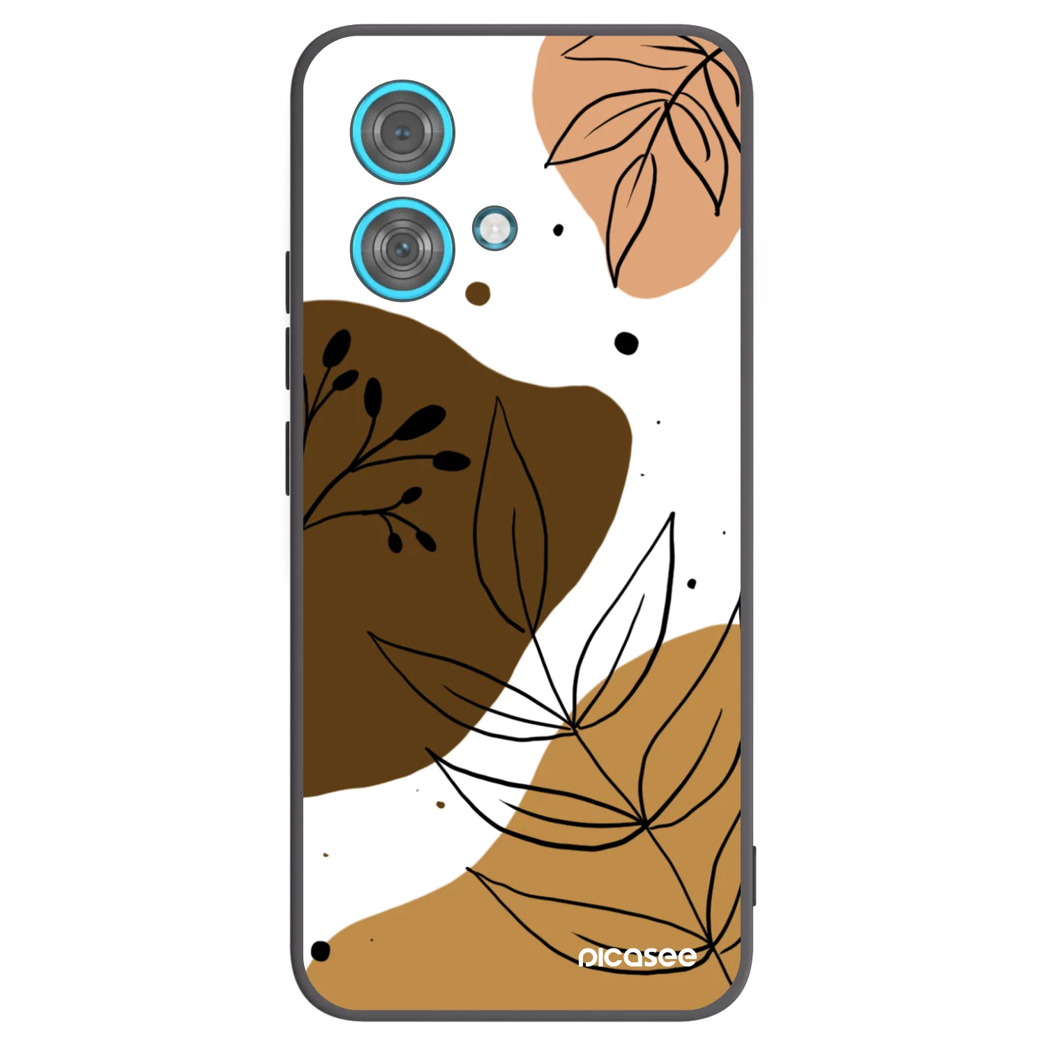 Picasee fekete szilikon tok az alábbi mobiltelefonokra Motorola Edge 40 Neo - Boho style