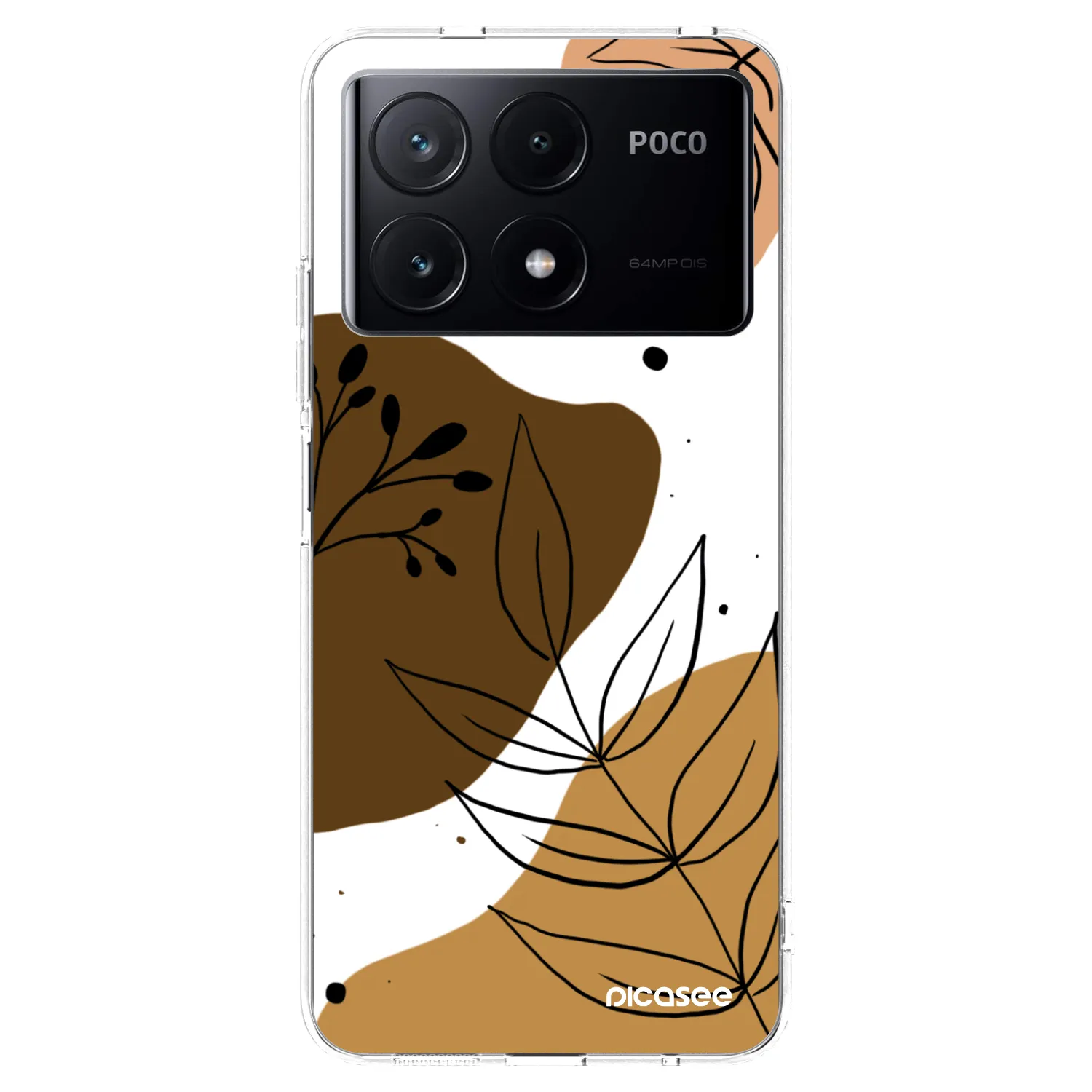 Picasee átlátszó szilikon tok az alábbi mobiltelefonokra Xiaomi Poco X6 Pro - Boho style
