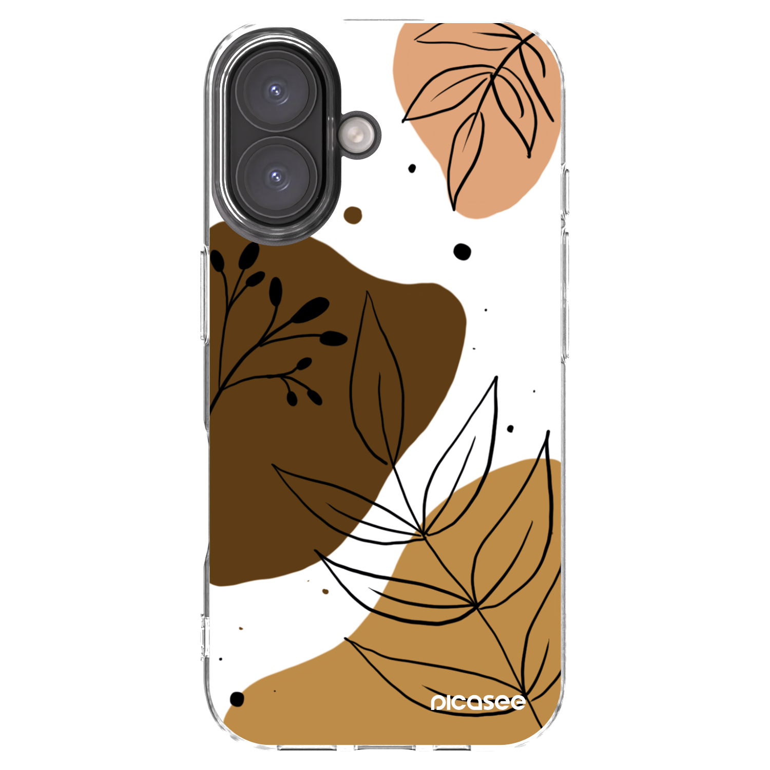 Picasee átlátszó szilikon tok az alábbi mobiltelefonokra Apple iPhone 16 - Boho style