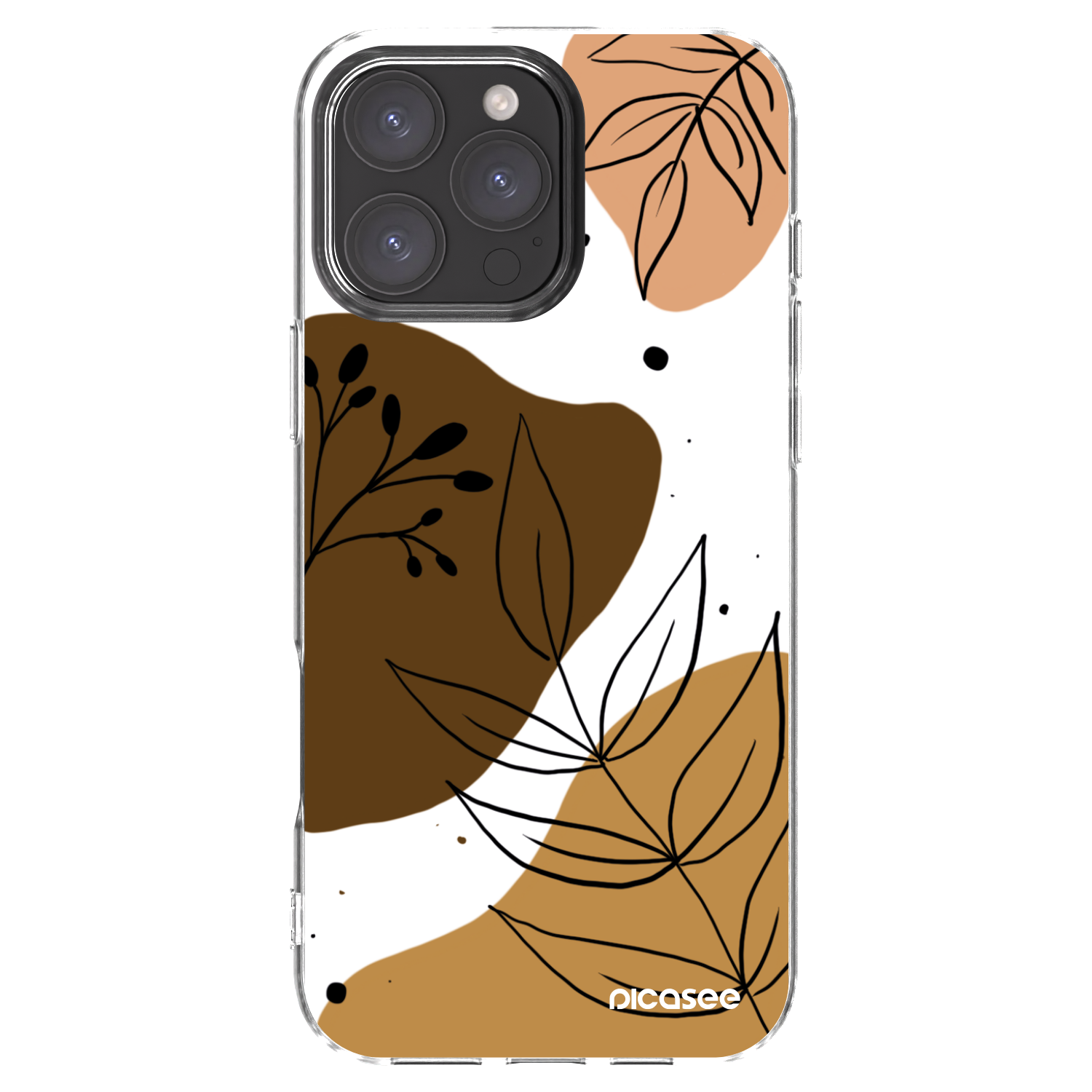 Picasee átlátszó szilikon tok az alábbi mobiltelefonokra Apple iPhone 16 Pro Max - Boho style